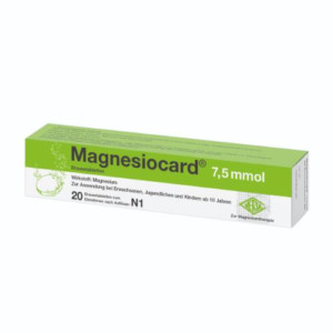 MAGNESIOCARD 7,5 mmol Brausetabletten