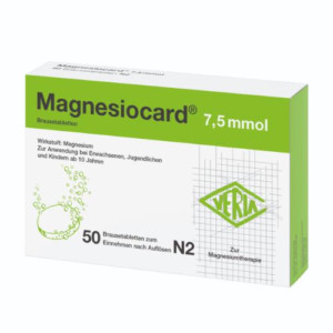 MAGNESIOCARD 7,5 mmol Brausetabletten