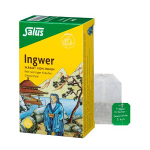 Produktbild von INGWER KR&Auml;UTER-GEW&Uuml;RZTEE Salus Filterbeutel