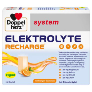 Produktbild von DOPPELHERZ Elektrolyte Recharge system Granulat