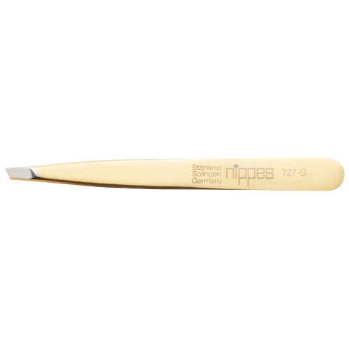 NIPPES Kosmetik Pinzet.schräg vergold.Nr.727G