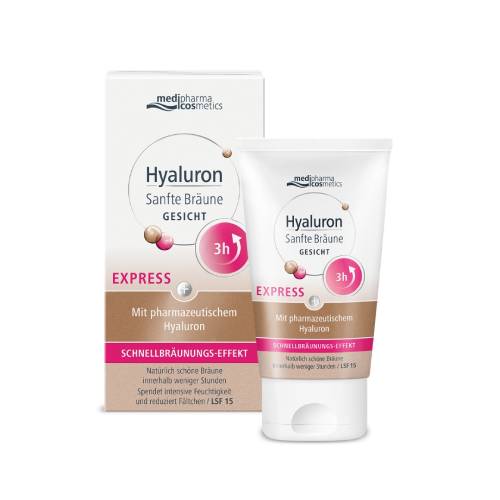 HYALURON SANFTE Bräune Express Gesicht Creme
