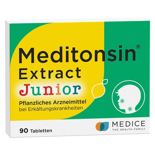 MEDITONSIN Extract Junior pflanzl.Erkältungstabl.
