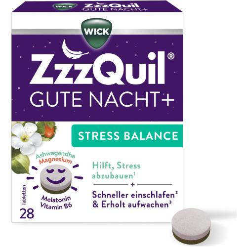 WICK ZzzQuil Gute Nacht+ Stress Balance